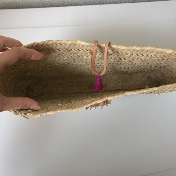 Anthropologie Mindy Living Woven Basket Clutch - Picture 7 of 7